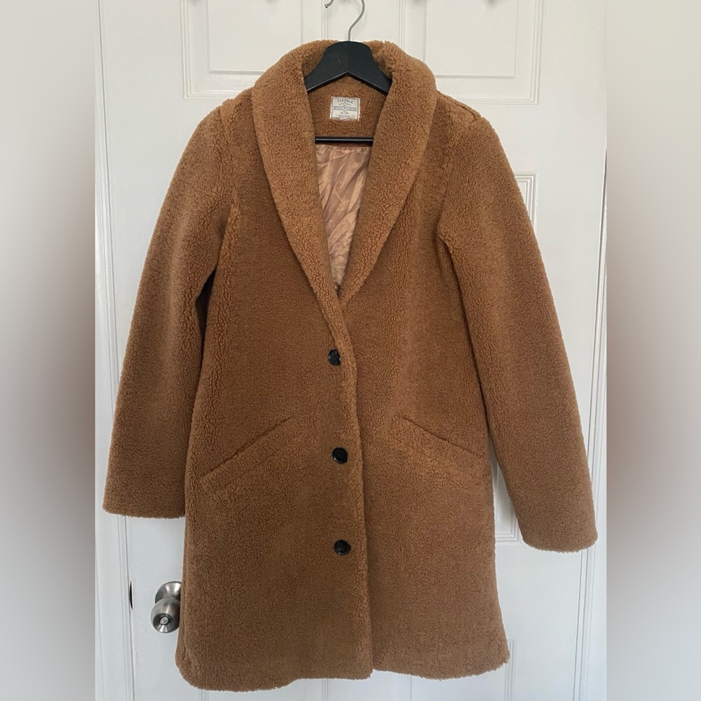 Fat Face Brown Teddy Jacket